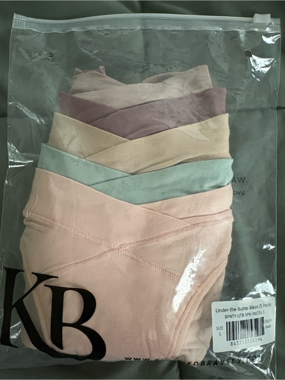 Kindred Bravely NWT Maternity Bottoms – Pastel 5-Pack Bikini Briefs